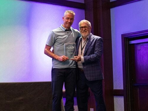 Hybrid Software's Mike Agness receives Brad Brown Strategic Partner Award