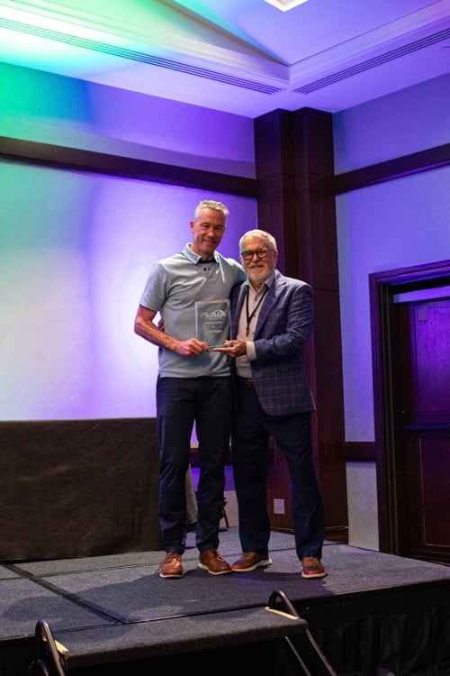 Hybrid Software's Mike Agness receives Brad Brown Strategic Partner Award