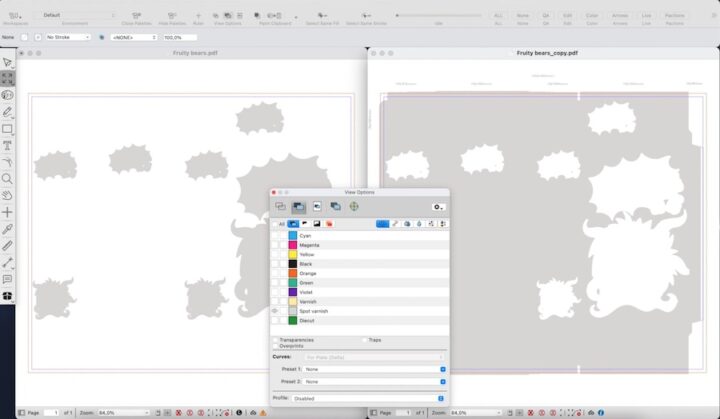 Inverted separations for digital print embellishment | Hybrid Software