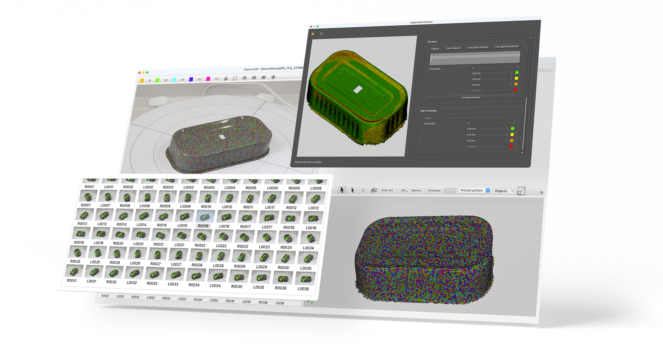 3D modeling software interface Capture 3D with object preview.